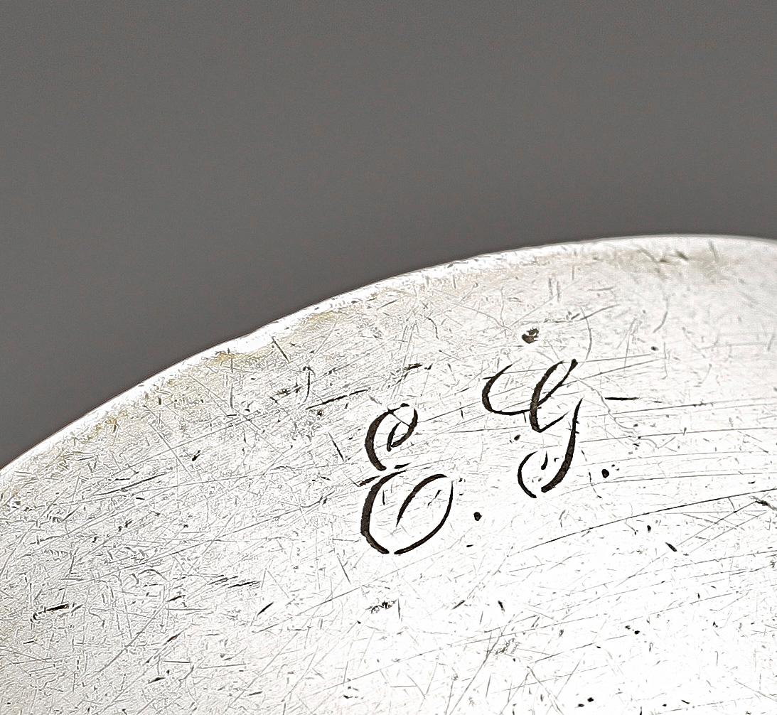 SOPPSLEV, silver, Stockholm 1785. Otydlig stämplar.