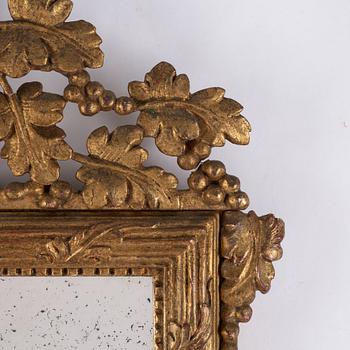 A pair of Danish mirrors, 18th Century.
