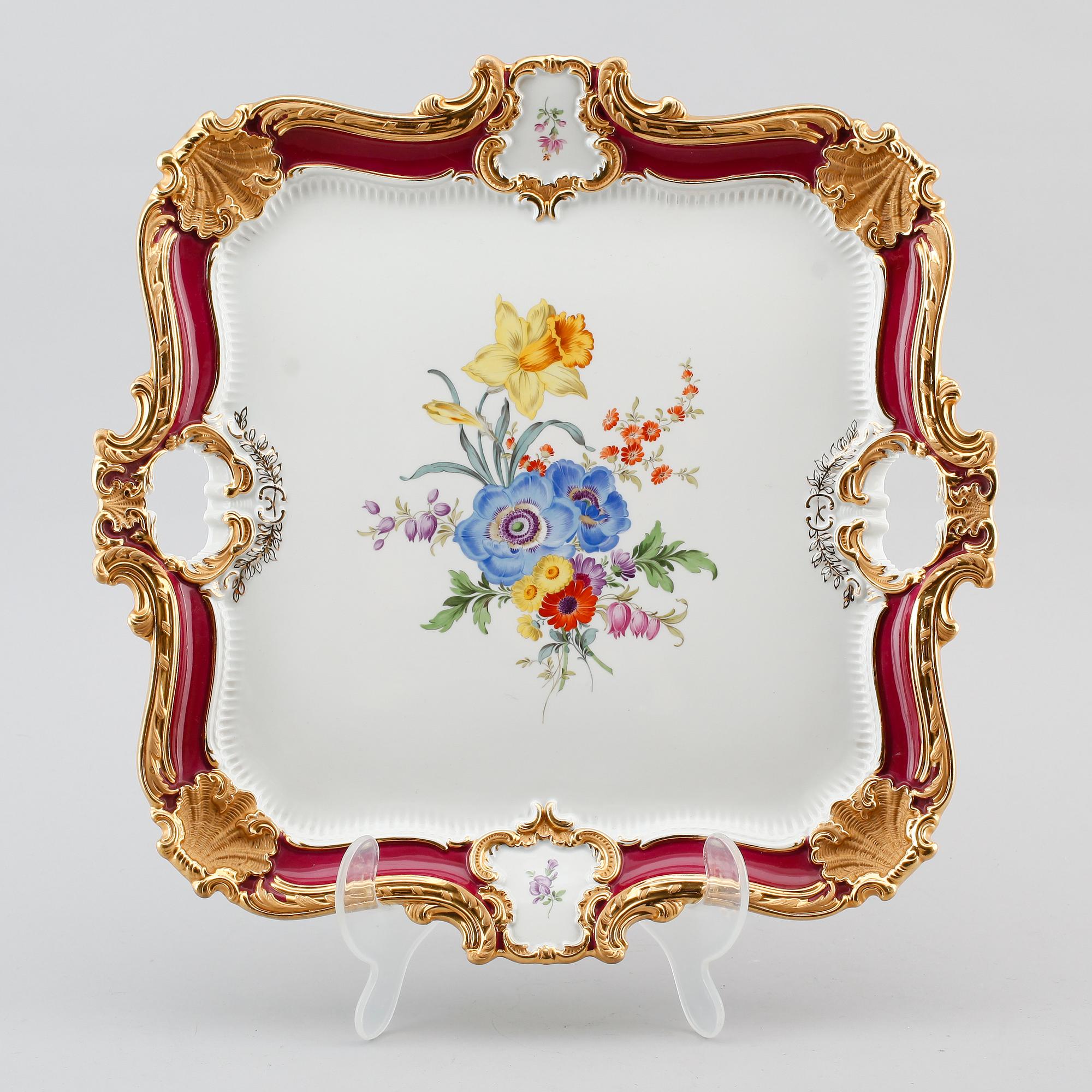 BRICKA, porslin, Meissen, 1900-talets mitt.