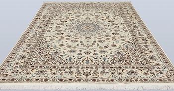 Carpet, Nain part silk, 305 x 204 cm.