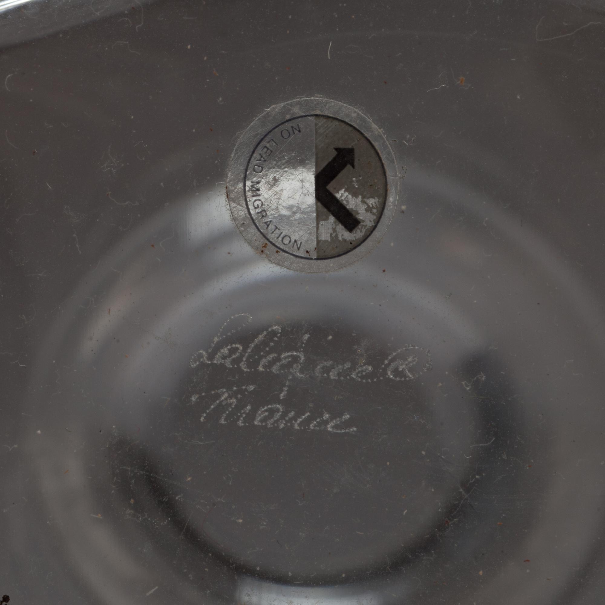 KARAFF, glas. Lalique. Frankrike. 1900-talets slut.