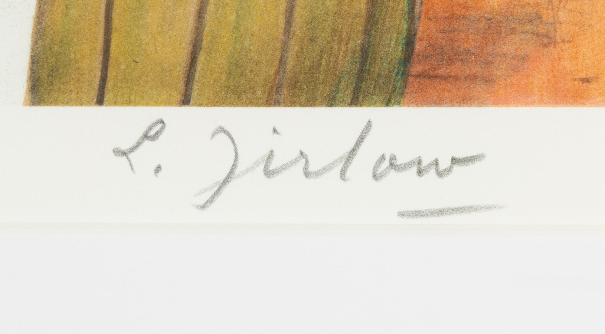 Lennart Jirlow, färglitografi, signerad 219/325.