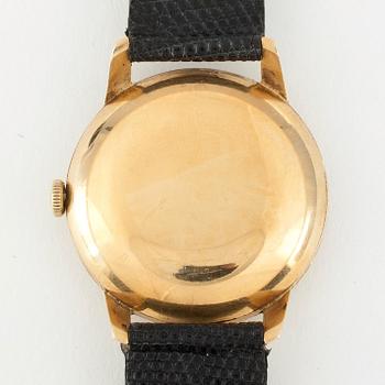 IWC - Automatic. Automatisk. Guld/läderband.  1950-tal. 34mm.