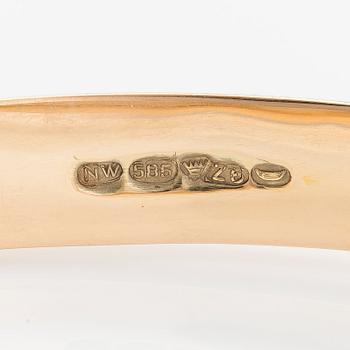 Armring, 14K guld. Westerback, Helsingfors 1953.