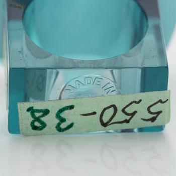 Siv Lagerström, tre ringar, akrylplast, 1970-tal.