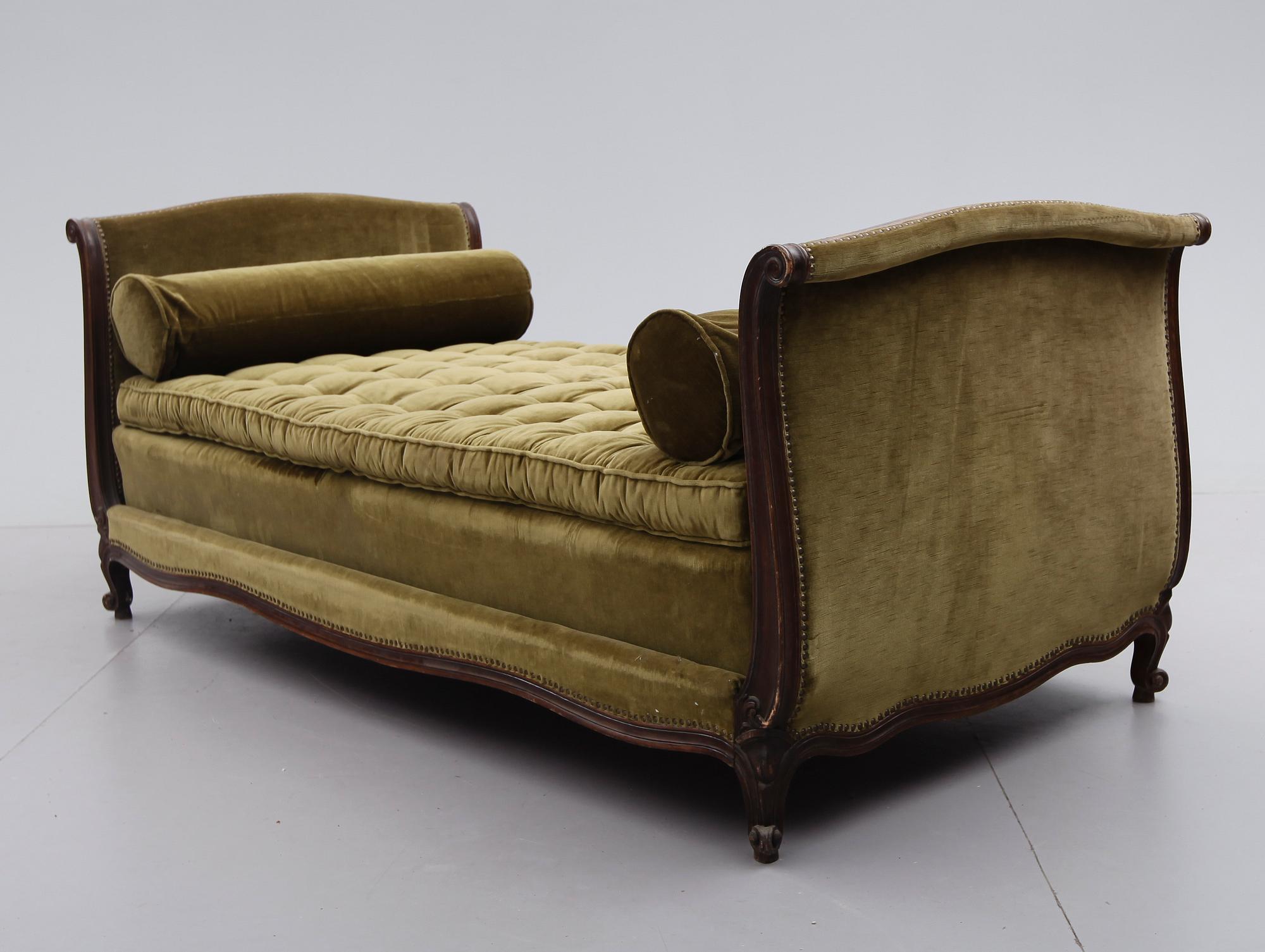 SÄNG, rokokostil, 1800-talets andra hälft.