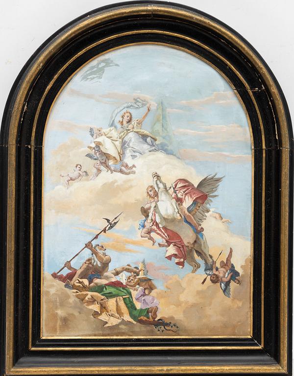 William Féron, After Tiepolo, "Sagetto Allegory", Palazzo Labia Venice.