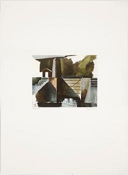 Sixten Lundbohm · SIXTEN LUNDBOHM, färglitografi, signerad, numrerad 209/300.