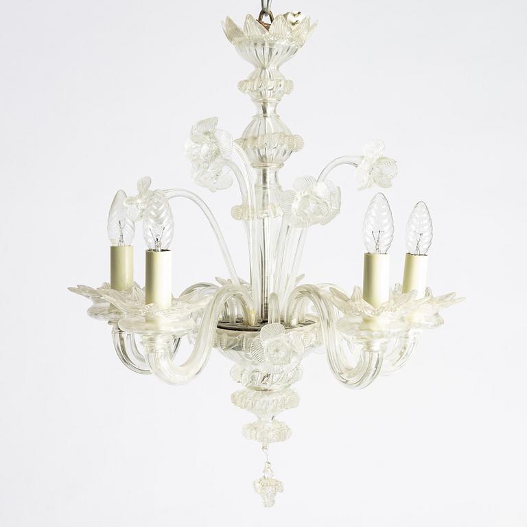 A Venetian type chandelier, mid-20th century.