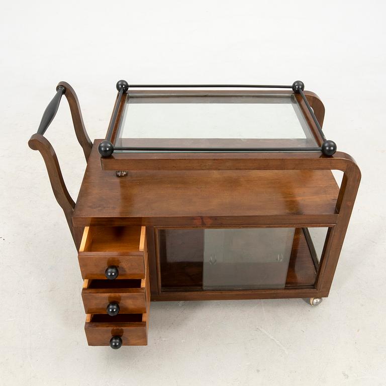 Art Deco style bar cart, 20th century.