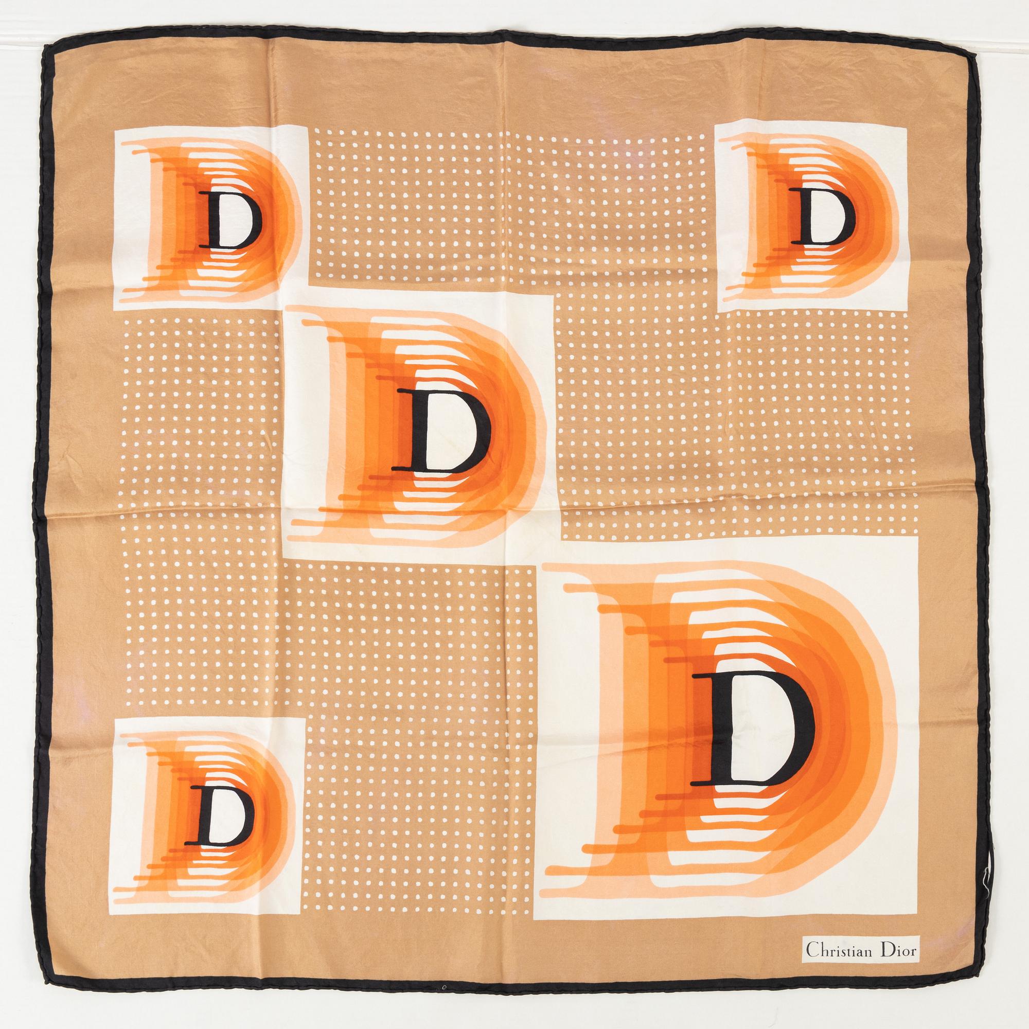 Christian Dior, scarves, 3 st.