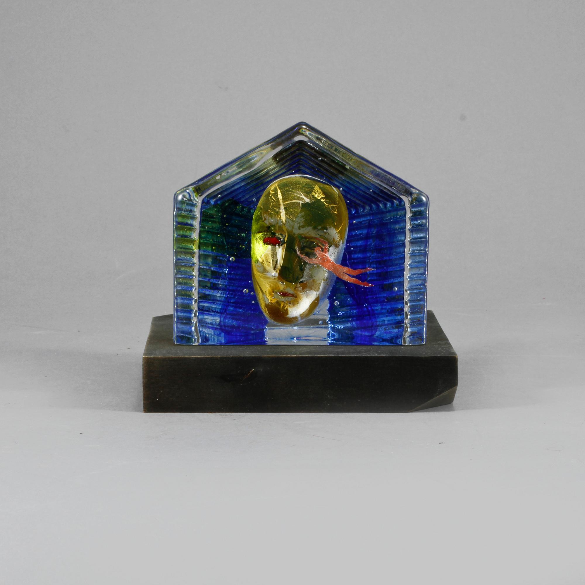 OBJEKT, glas, Bertil Vallien, Kosta Boda Atelier, sent 1900-tal.