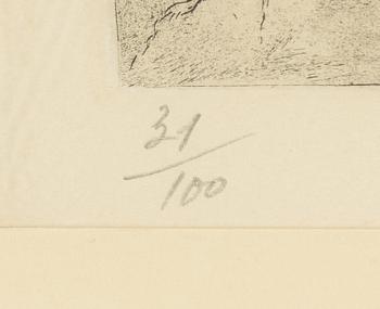 Marc Chagall, "Saül et David", from "La Bible".