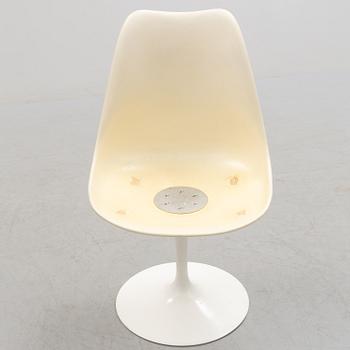 EERO SAARINEN, stolar, 6 stycken, "Tulip", 1900-talets andra hälft.