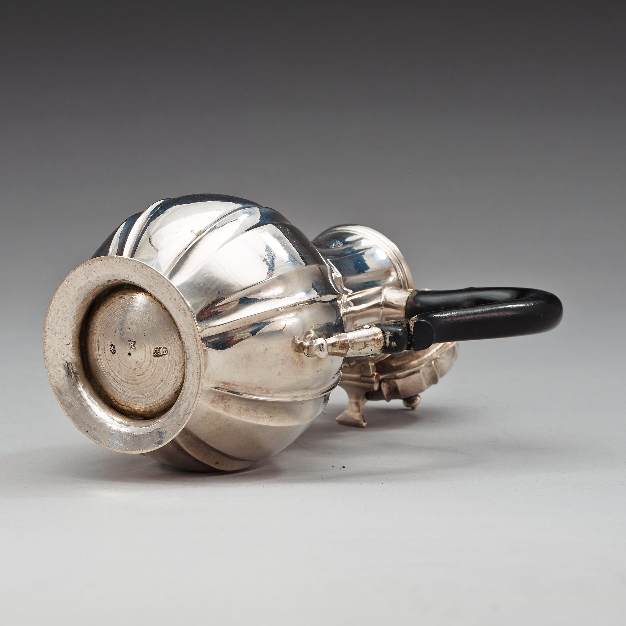 KAFFEKANNA, av Gottfried Johan Boden, Braunschweig 1700-talets förra hälft.