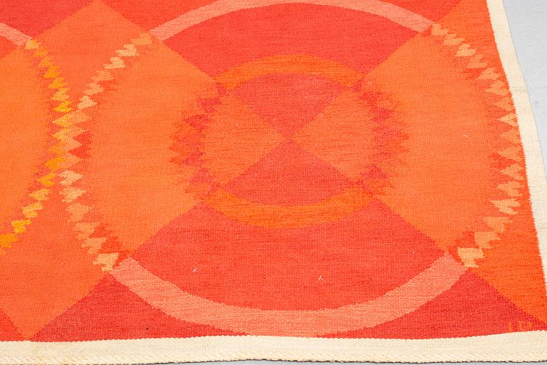 Ingrid Dessau, a carpet, flat weave, ca 211 x 204,5 cm, signed MLH ID.