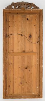 A second half of the 19th century mirror and console table.