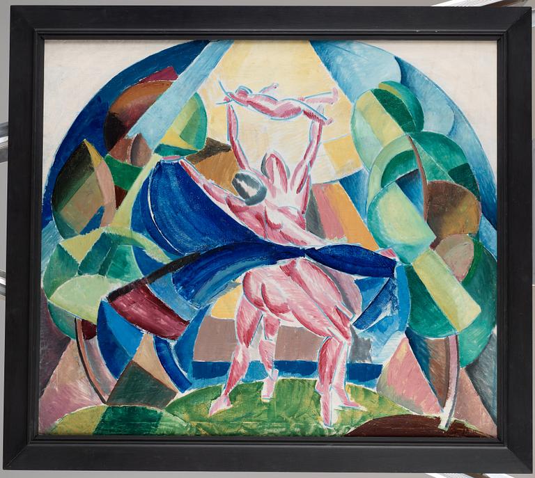 John Jon-And, Cubist composition.