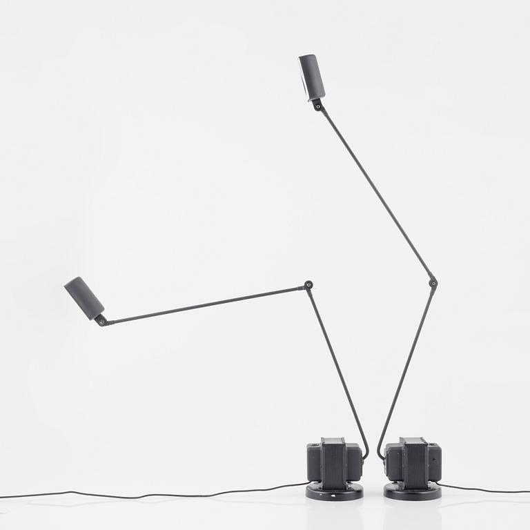 Tommaso Cimini, a pair of 'Daphne' table lamps for Lumina, designed in 1975.