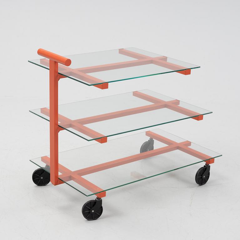 A model 691 tea trolley by Josef Frank for Firma Svenskt Tenn.