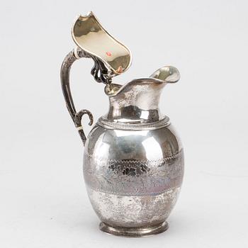 A silver jar, JB Carrington London 1886,