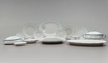 MATSERVIS, ca 252 delar, porslin, Rörstrand, omkring år 1900.