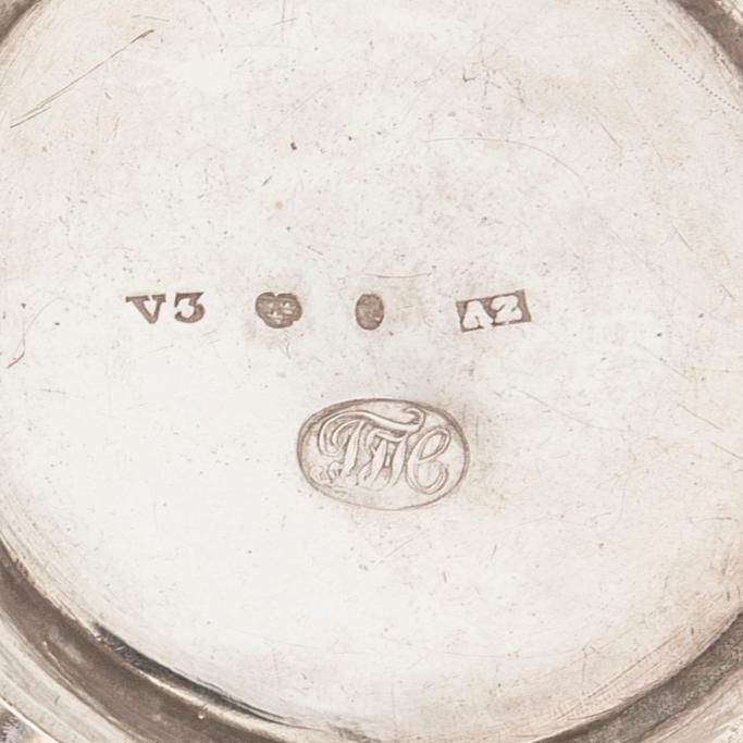 A Swedish 19th century silver creamer mark of Adolf Zethelius Stockholm 1827 weight 138 grams.