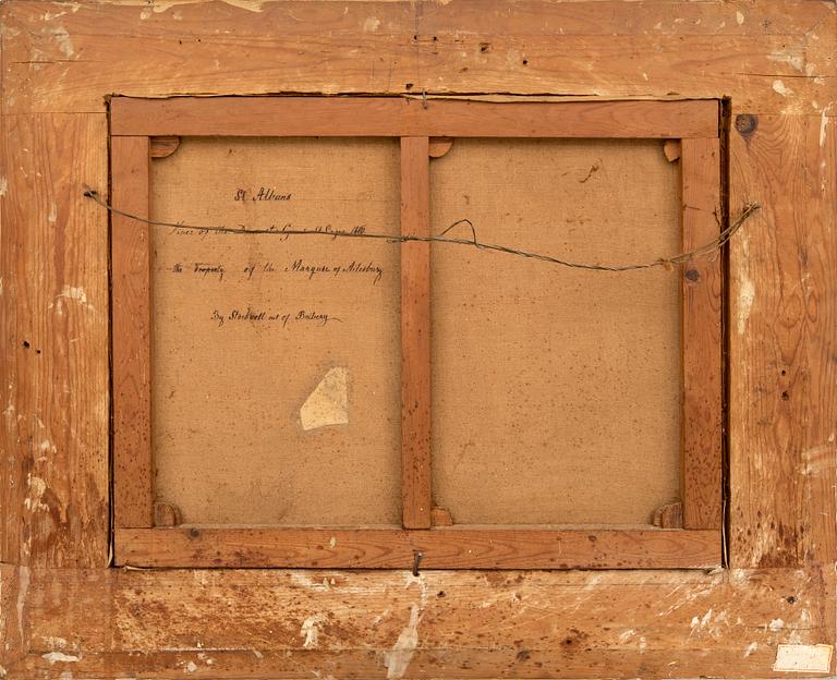 Okänd konstnär, olja på duk sig signerad och daterad 1883, efter Harry Hall.