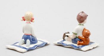 FIGURER, 2 st, porslin, The Millennium Collection, Royal Copenhagen.