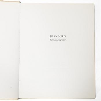 Joan Miró, Böcker 2 st, "Samlade litografier I-II", numrerade 120/300.