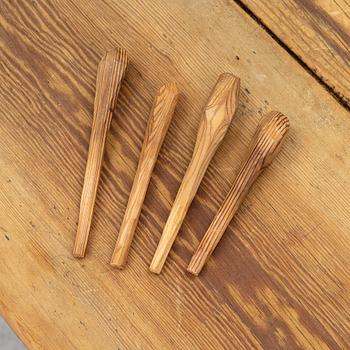 A wooden table, 18th/19th century.