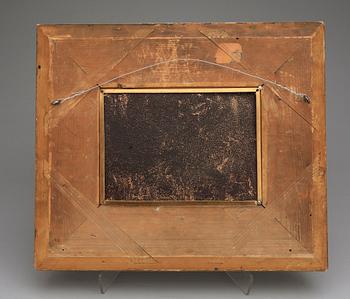 OKÄND KONSTNÄR, olja på plåt, Mellaneuropa, sent 1800-tal.