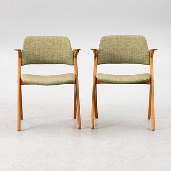 Bengt Ruda, a pair of armchairs, from the Triva series, Nordiska Kompaniet mid 20th Century.