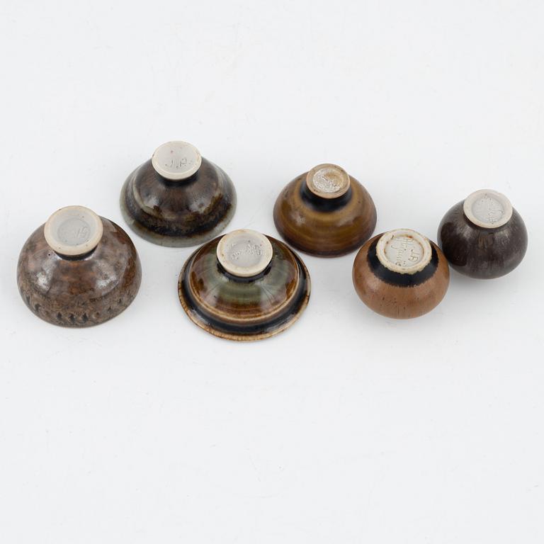 Miniatyrer, 25 st, bl.a. Johan Andersson, Höganäs.