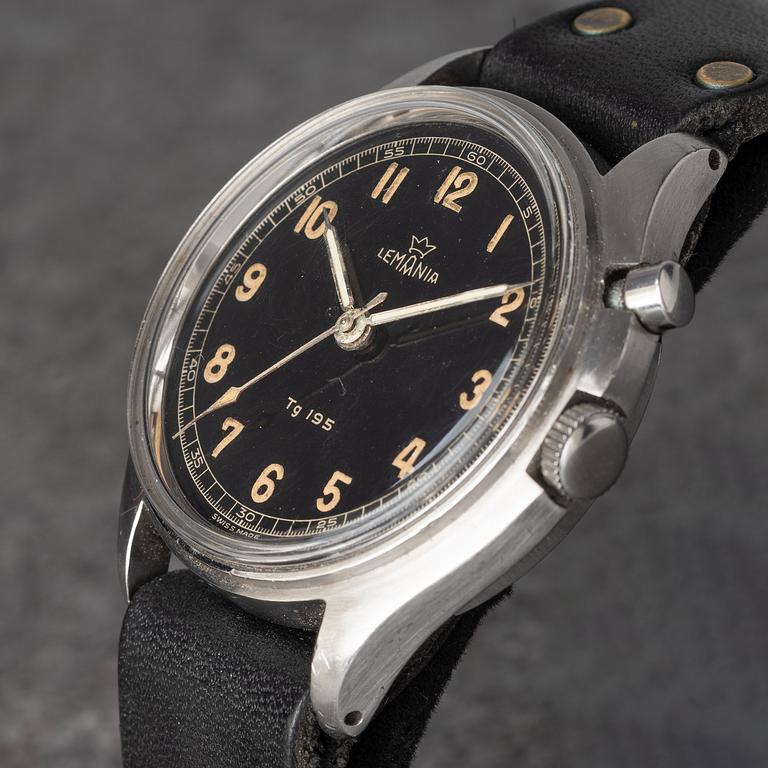 Lemania, Tg 195, "Tre kronor", ca 1957.