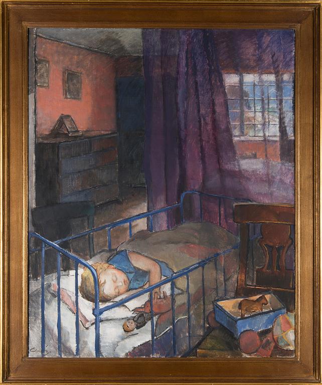 ALVAR CAWÉN, SLEEPING CHILD (KASARMINPIHA).