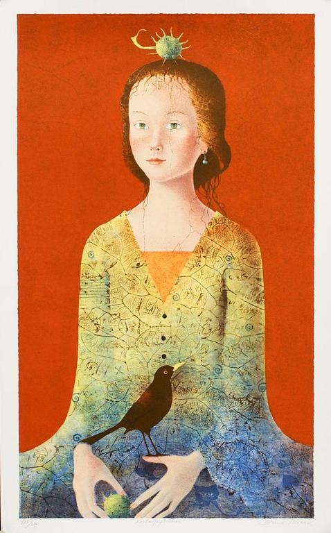 DORINA MOCAN, litografi, signerad, numrerad 185/270.