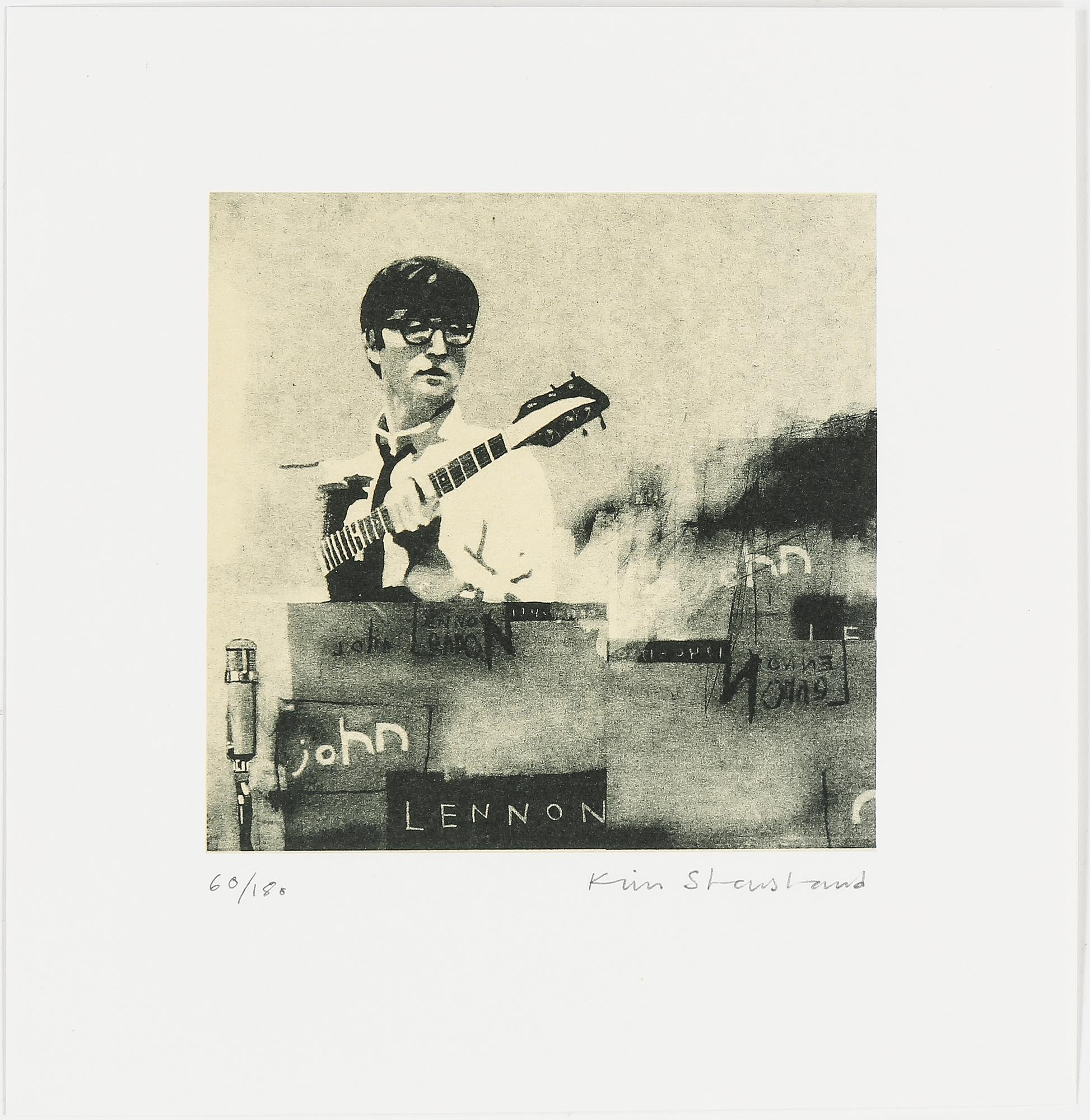 KIM STENSLAND, färglitografi, signerad, numrerad 60/180.