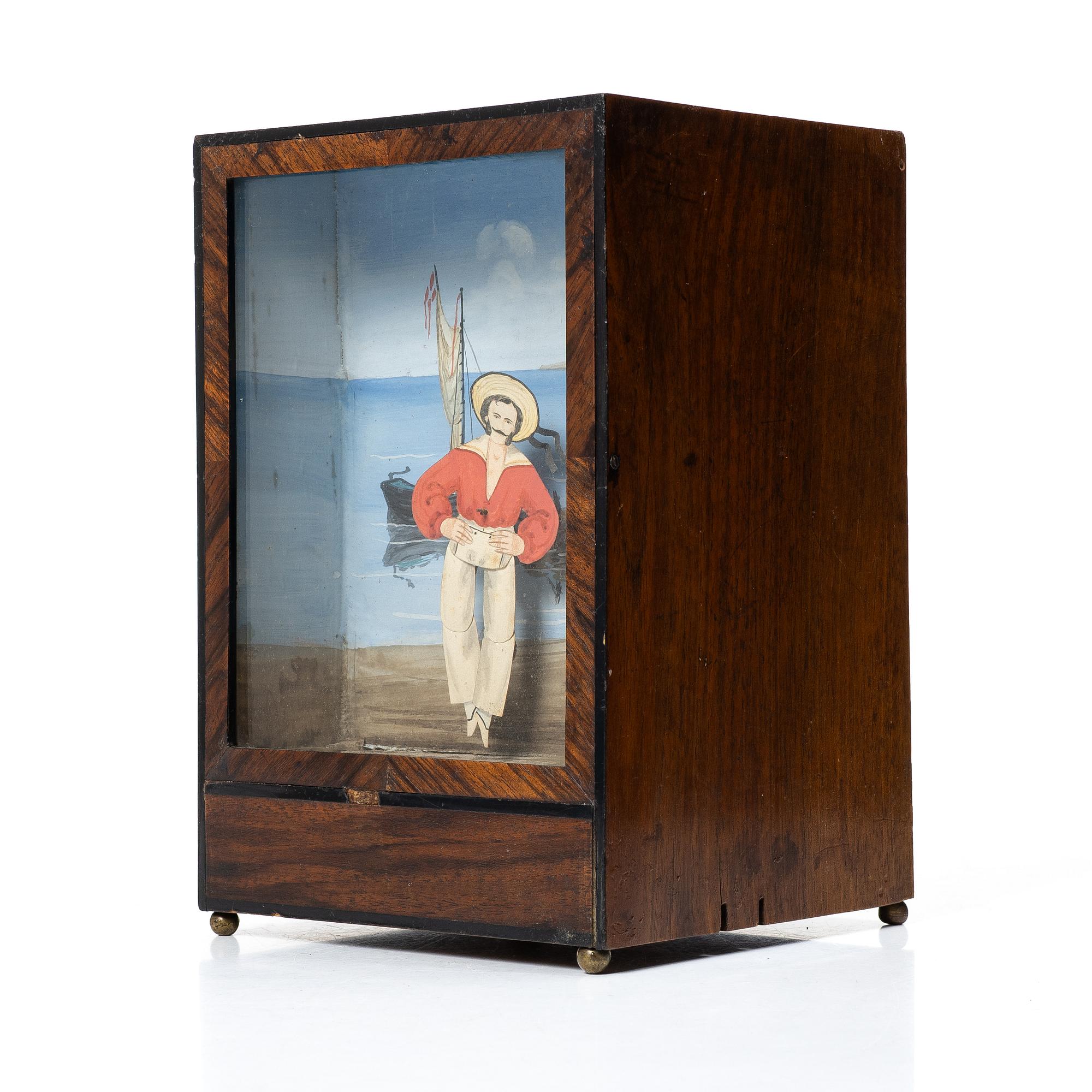 Diorama, “The Dancing Sailor”, circa 1900.
