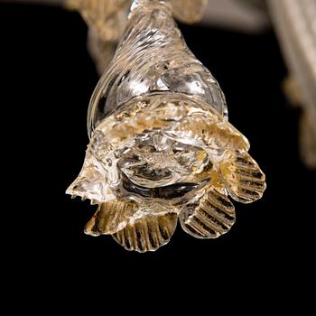 A mid-20th Century Murano glass chandelier.