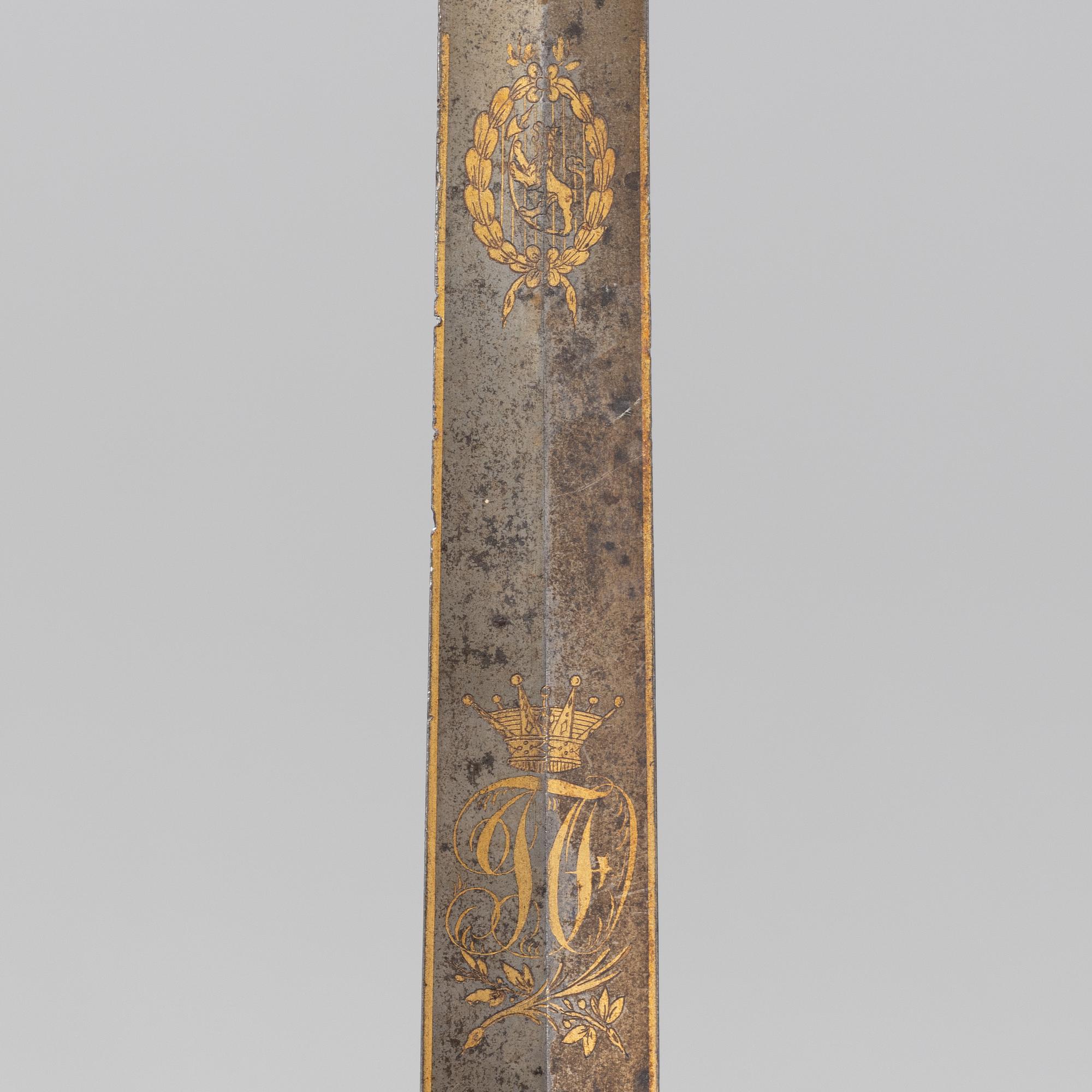 A Swedish infantry officer's sword 1820's.