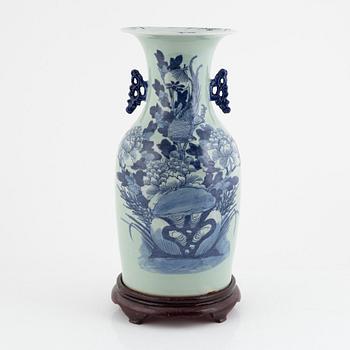 Floor vase, China, circa 1900, porcelain.