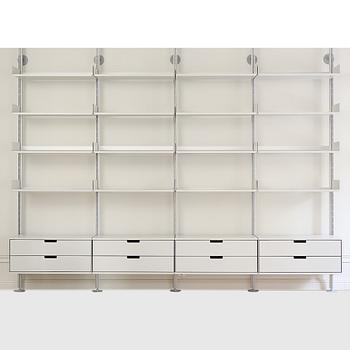 Dieter Rams, hyllsystem, modell 606, "Universal shelving system", Vitsoe.