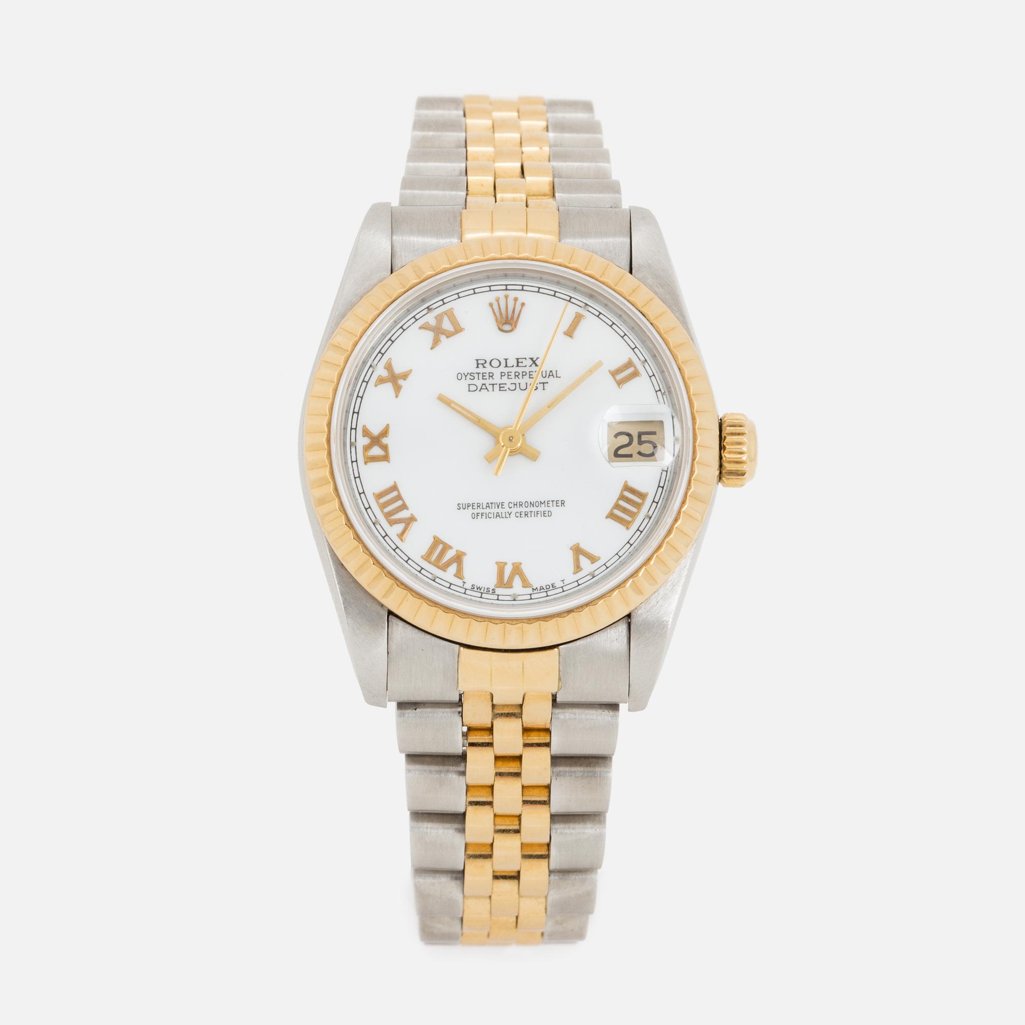 ROLEX, Oyster Perpetual Datejust, wristwatch, 30 mm.
