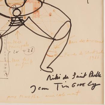 Niki de Saint Phalle, "Ètude pour HON".