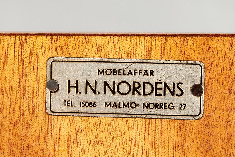 Skåp, Swedish Modern, H.N. Nordéns Möbelaffär, Malmö, 1940-50-tal.