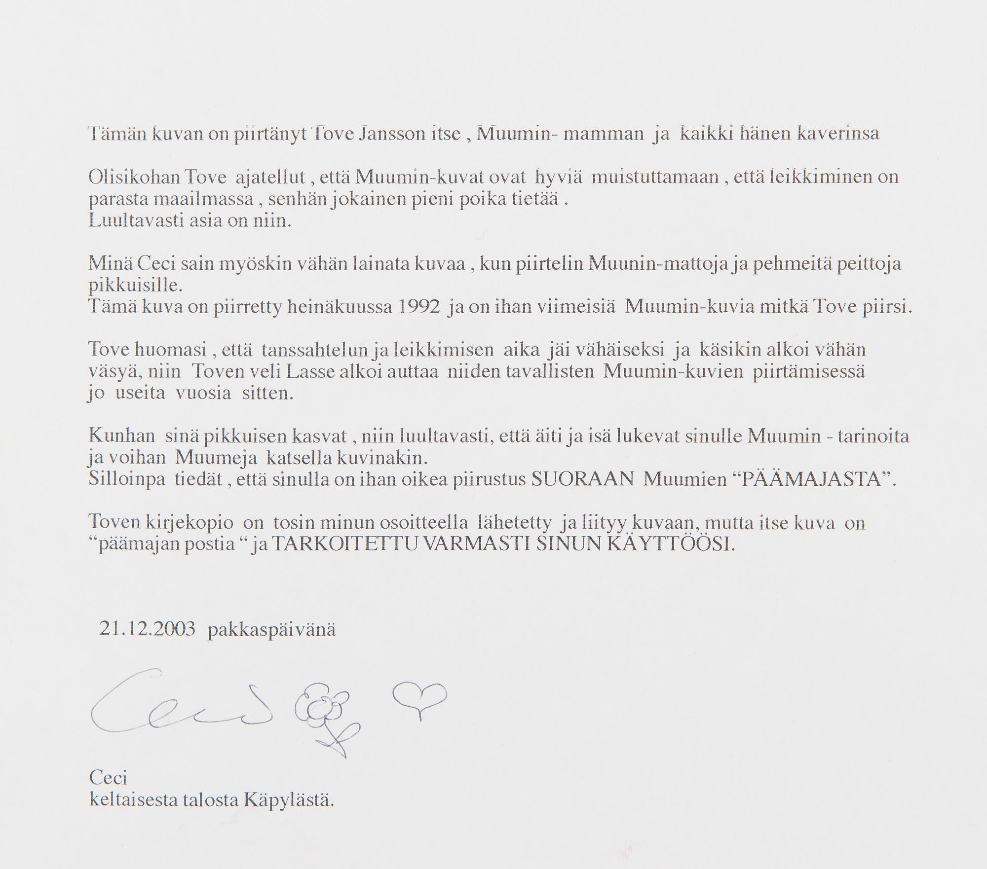 Tove Jansson, Muminmamman.