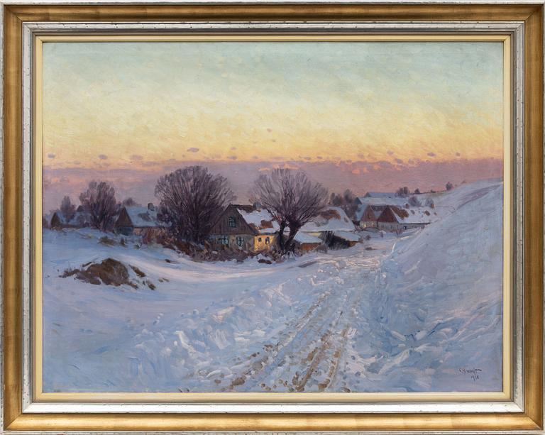 Carl Brandt, Winter Twilight.