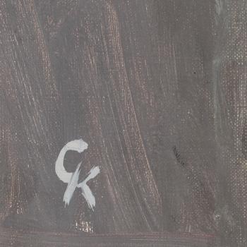 GRETA KNUTSON-TZARA, olja på duk, monogramsign.
