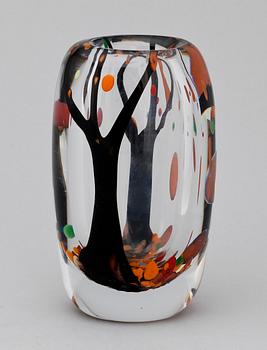VAS, Vicke Lindstrand, glas, "Höst", Kosta, 1950-60-tal.
